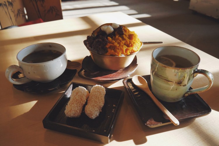 首爾韓屋壽硯山房 茶點 冰