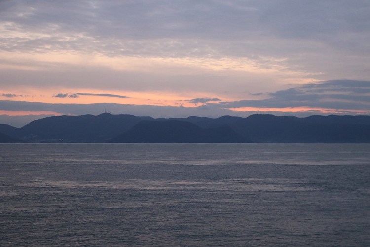 瀨戶內海的夕陽